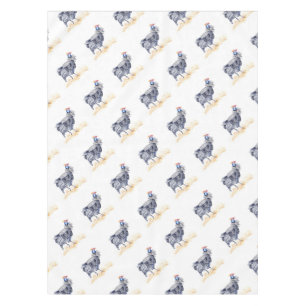 Guinea hen tablecloth