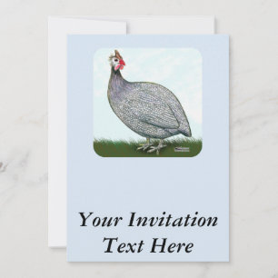 Guinea Lavender On Watch Invitation