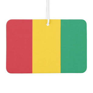 Guinea National World Flag Car Air Freshener