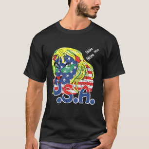 Guinea Pig 4th Of July Usa America Pet Nom Patriot T-Shirt