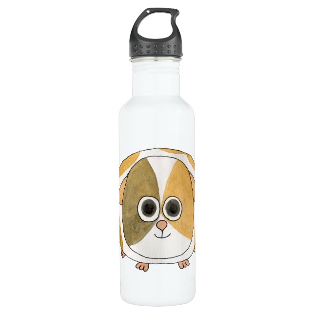 Guinea Pig. 710 Ml Water Bottle (Front)