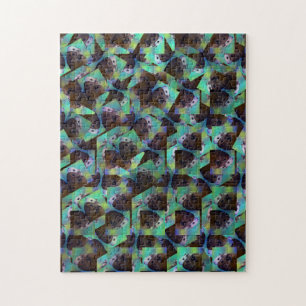 Guinea Pig Abstract Art, Jigsaw Puzzle