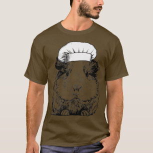 Guinea Pig Animal Chef Funny Cooking Cook Premium T-Shirt