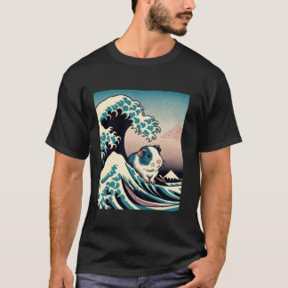 Guinea Pig Art The Great Wave Off Kanagawa Japanes T-Shirt