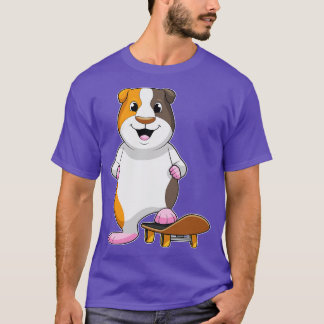 Guinea pig as Skater with Skateboard T-Shirt