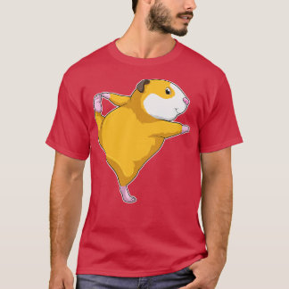 Guinea pig at Yoga Stretching exercise T-Shirt