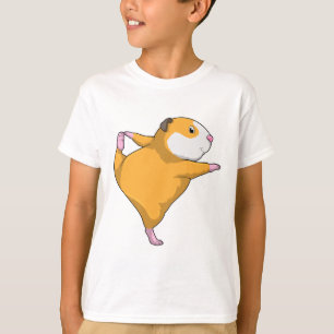 Guinea pig at Yoga Stretching exercise T-Shirt