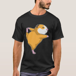 Guinea pig at Yoga Stretching exercise T-Shirt
