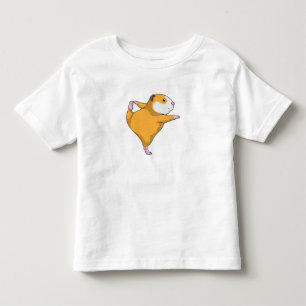 Guinea pig at Yoga Stretching exercise Toddler T-Shirt