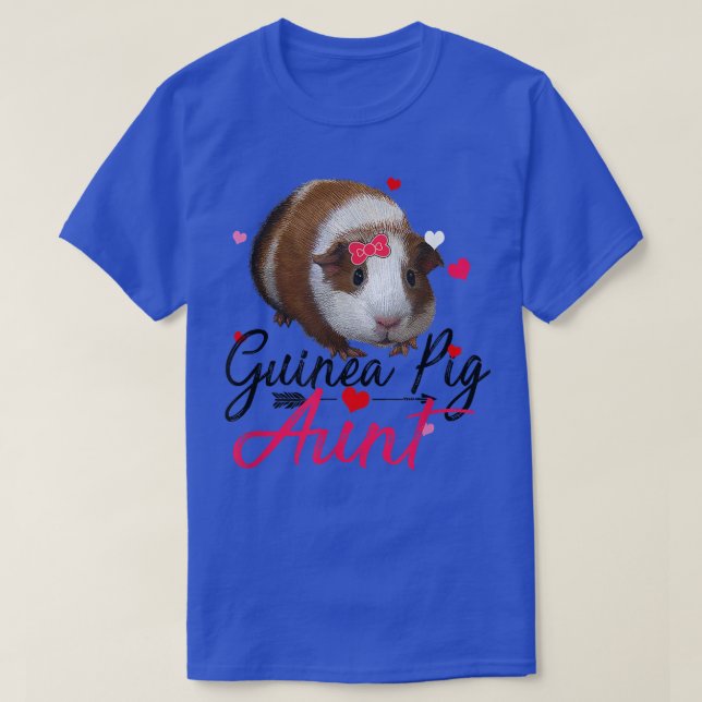 Guinea Pig Aunt Costume Shirt Women Guinea Pig Lov (Design Front)