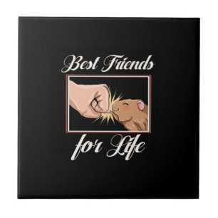 Guinea Pig Best Friends For Life Cute Pet Lover Tile