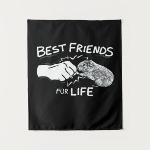 Guinea Pig Best Friends For Life Funny Guinea Pig Tapestry