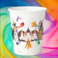 Guinea Pig Birthday Paper Cups