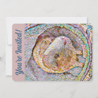 Guinea Pig Birthday Party Invitations