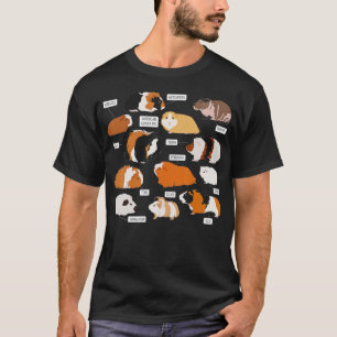 Guinea pig breeds   Costume Clothing Accessories  T-Shirt