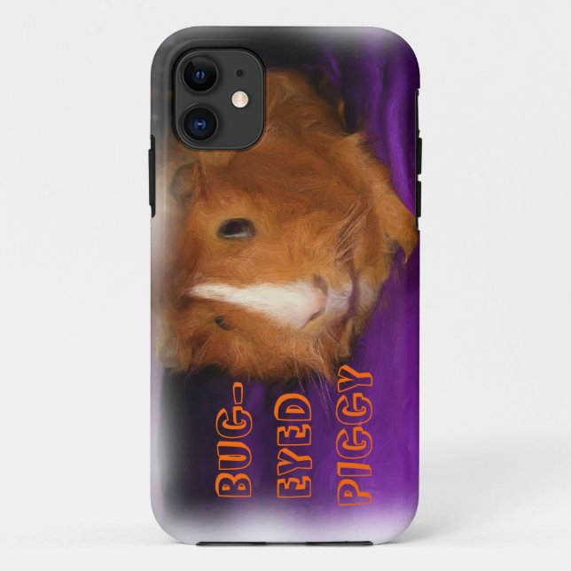 Guinea Pig "BUG-EYED PIGGY" iPhone 5 Case (Back)
