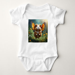 Guinea Pig Butterfly, Baby Bodysuit