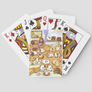 Guinea Pig Cafe Playing Cards