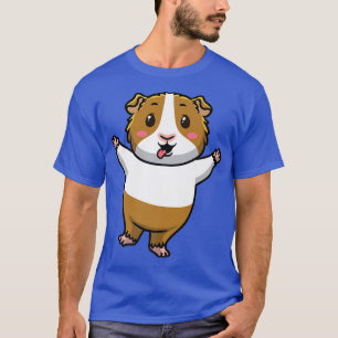 Guinea Pig Cavy Rodent Emoticon 375 T-Shirt
