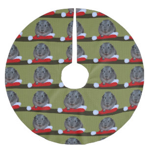 Guinea Pig Christmas Brushed Polyester Tree Skirt