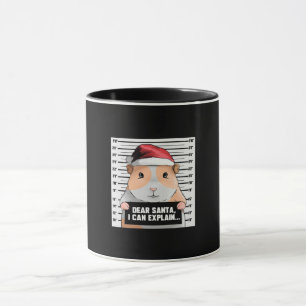 Guinea Pig Christmas Cavy Dear Santa I Can Explain Mug