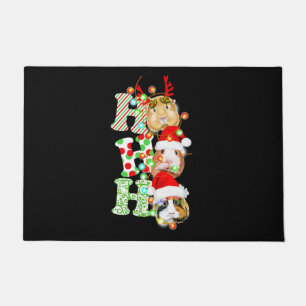 Guinea Pig Christmas Doormat