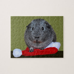 Guinea Pig Christmas Jigsaw Puzzle