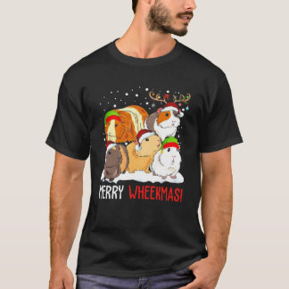 Guinea Pig Christmas Merry Wheekmas  Guinea Pigs T-Shirt