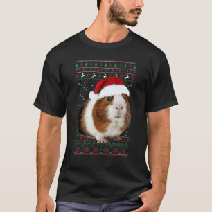 Guinea Pig Christmas Pj Costume Pajama Guinea Pig T-Shirt