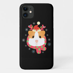 Guinea Pig Christmas Reindeer iPhone 11 Case