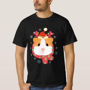 Guinea Pig Christmas Reindeer T-Shirt