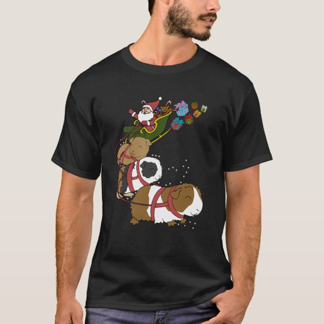 Guinea Pig Christmas Swea T-Shirt (Front)
