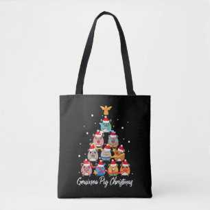 Guinea Pig Christmas Tote Bag