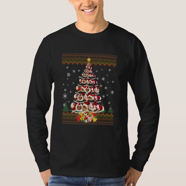 Guinea Pig Christmas Ugly Sweater Christmas Tree (Front)