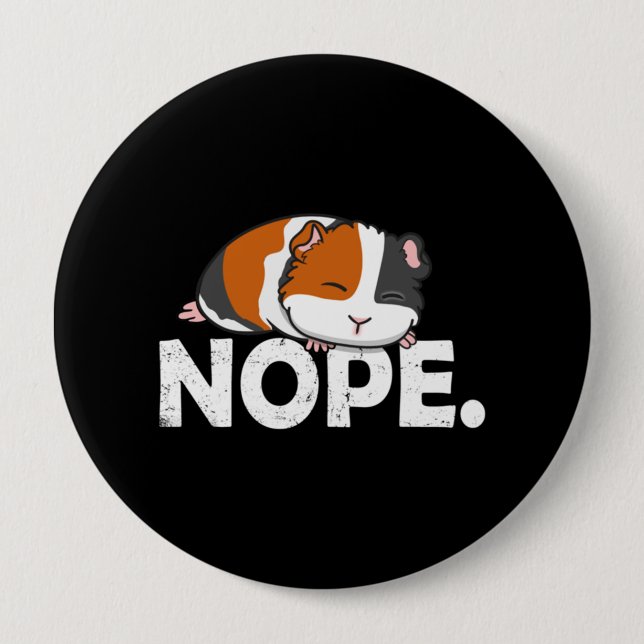 Guinea Pig Classic 10 Cm Round Badge (Front)