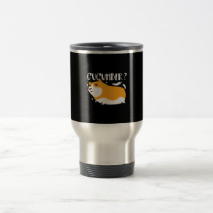 Guinea Pig Cucumber Cute Guinea Pig Cool Pet Travel Mug