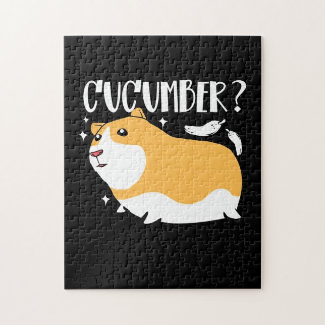 Guinea Pig Cucumber Jigsaw Puzzle (Vertical)