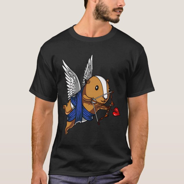 Guinea Pig Cupid T-Shirt (Front)