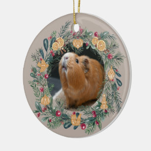 Guinea Pig Customisable Ceramic Tree Decoration