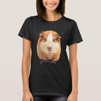 Guinea Pig Cute Cavy Hamster Art Rodent Animal Nov T-Shirt