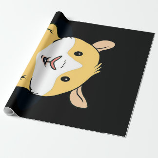 Guinea Pig | Cute Guinea Pig Yellow Lover Gifts Wrapping Paper