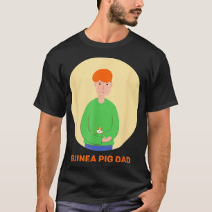 Guinea Pig Dad Cavy Domestic T-Shirt
