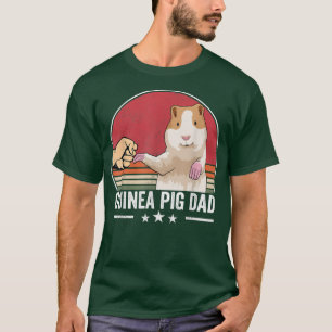 Guinea Pig Dad Owner Guinea Pig Apparel Retro for T-Shirt