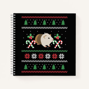 Guinea pig Dad ugly Christmas Notebook