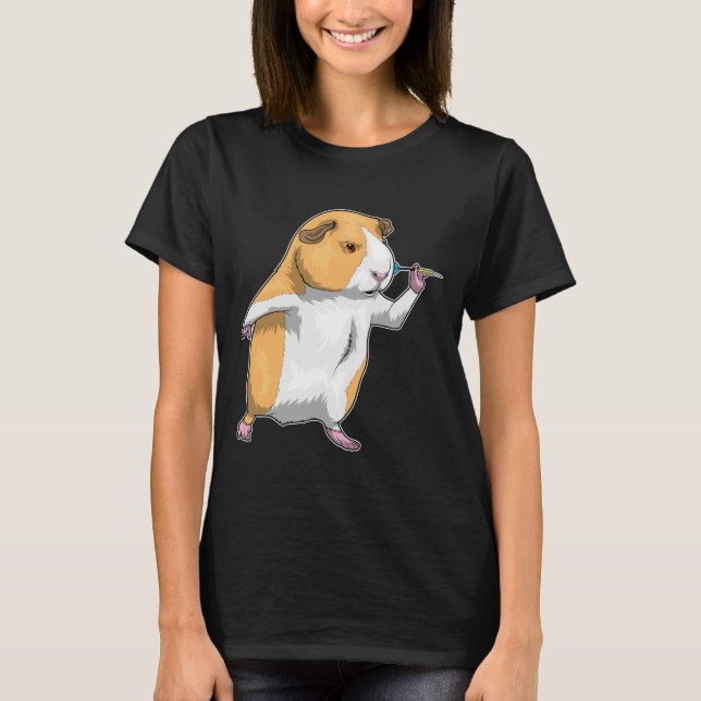 Guinea pig Darts Dart T-Shirt (Front)