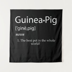 Guinea Pig Definition - Best Pet For Kids Tapestry