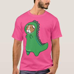 Guinea Pig Dinosauring Guinea Pig Cosplaying As Di T-Shirt