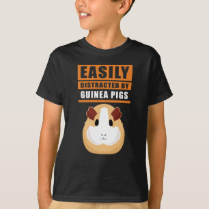 Guinea Pig   Easily Distracted By Guinea Pigs T-Shirt