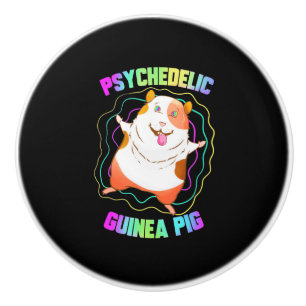 Guinea Pig EDM Party Ceramic Knob