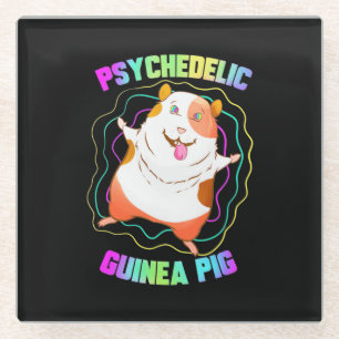 Guinea Pig EDM Party Glass Coaster